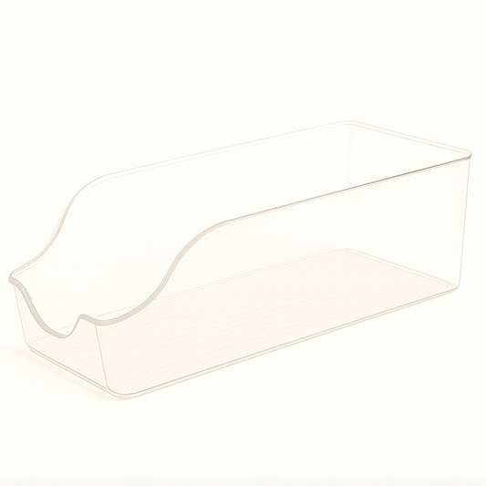 Clear Plastic Storage Scoop Bin